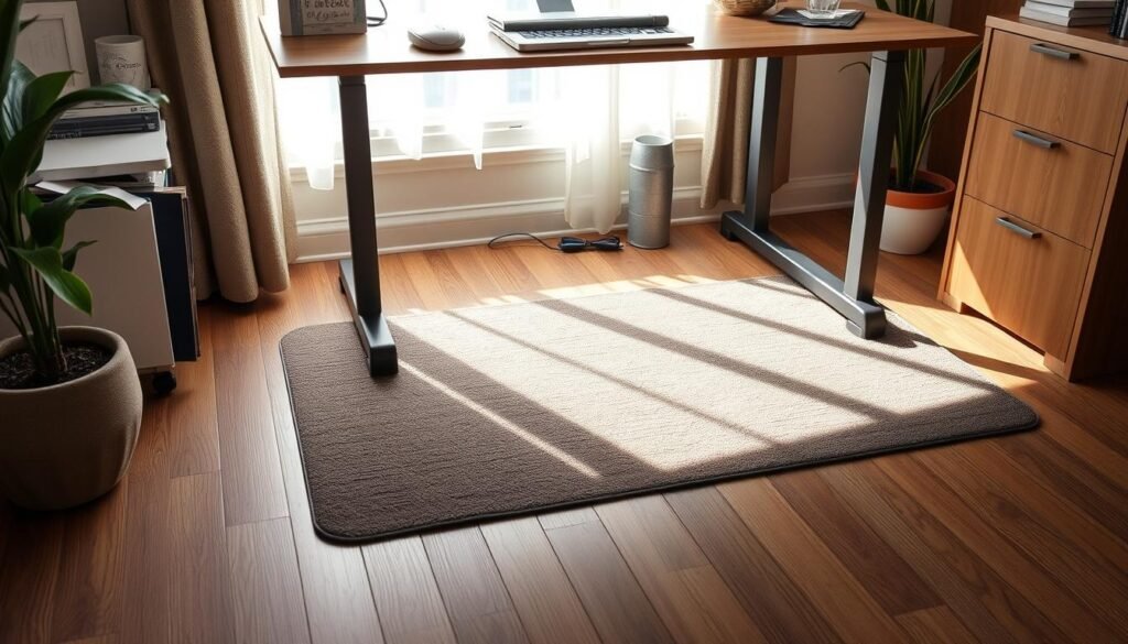 anti-fatigue floor mat for standing desk comfort