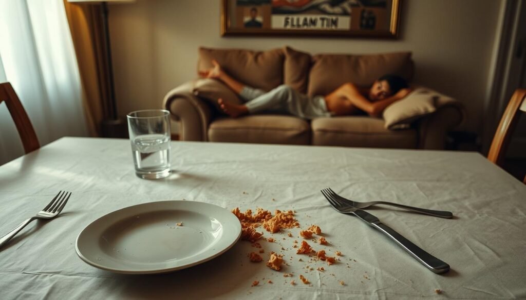 extreme fatigue after eating