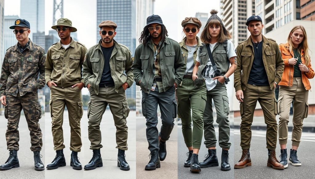 military style fashion evolution