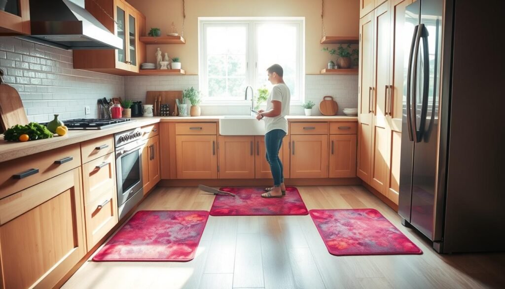 Benefits of using anti-fatigue mats in the kitchen and other standing areas