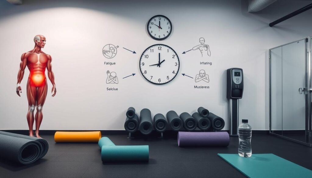 Expected recovery times and signs of overtraining