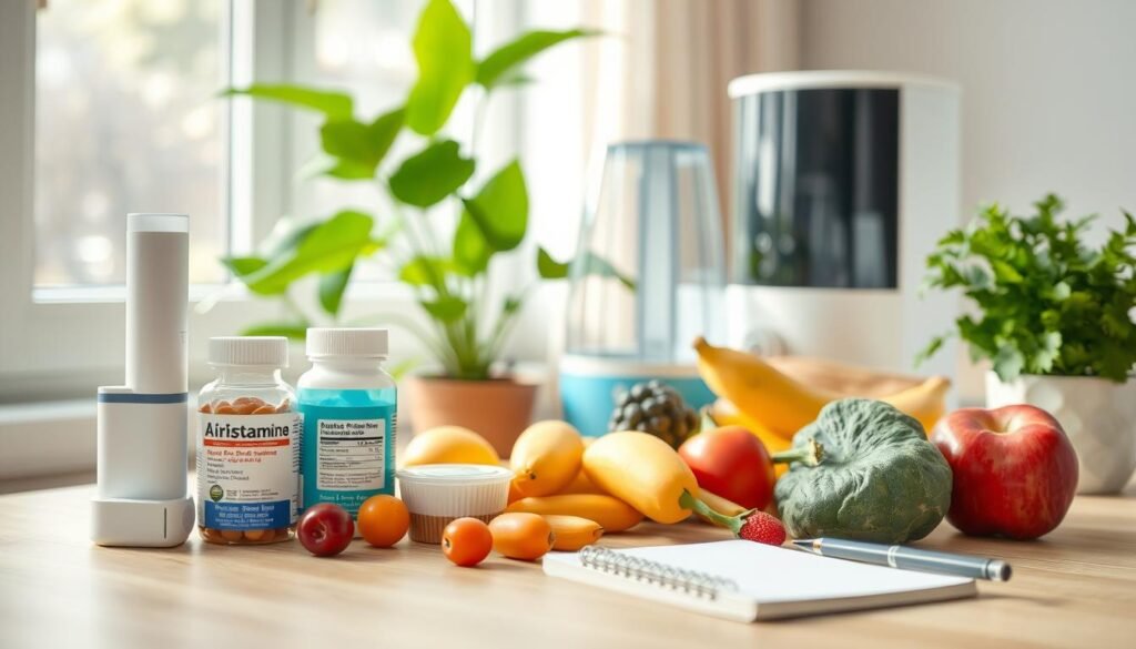 Medication, lifestyle changes, and allergen avoidance