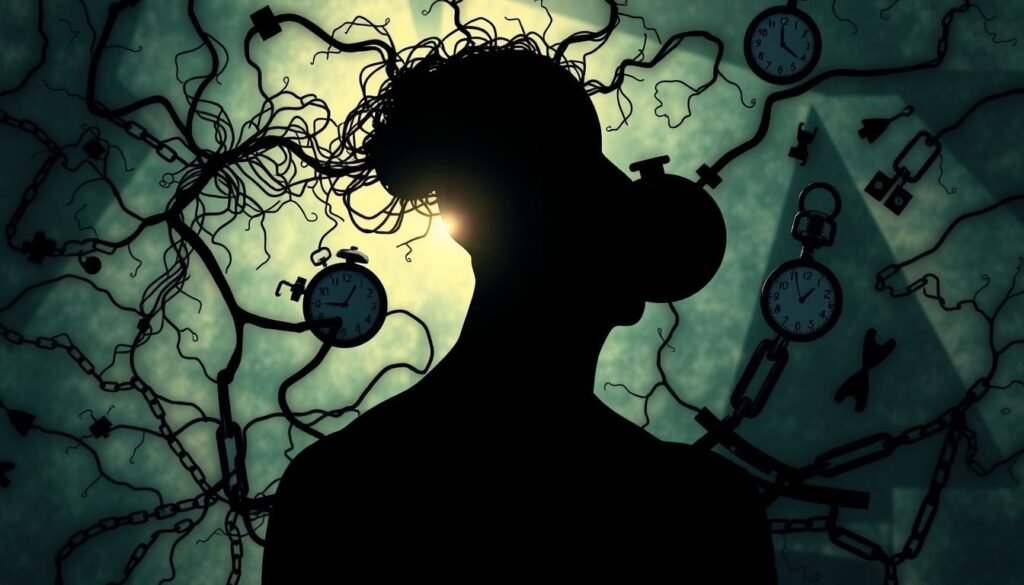 Risk factors associated with chronic fatigue and mental health.