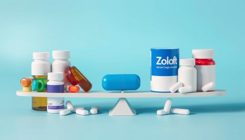 compare Zoloft with alternatives