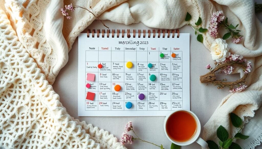 symptom tracking in menstrual cycle