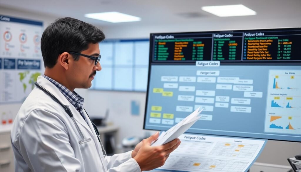 Assessing conditions with fatigue codes