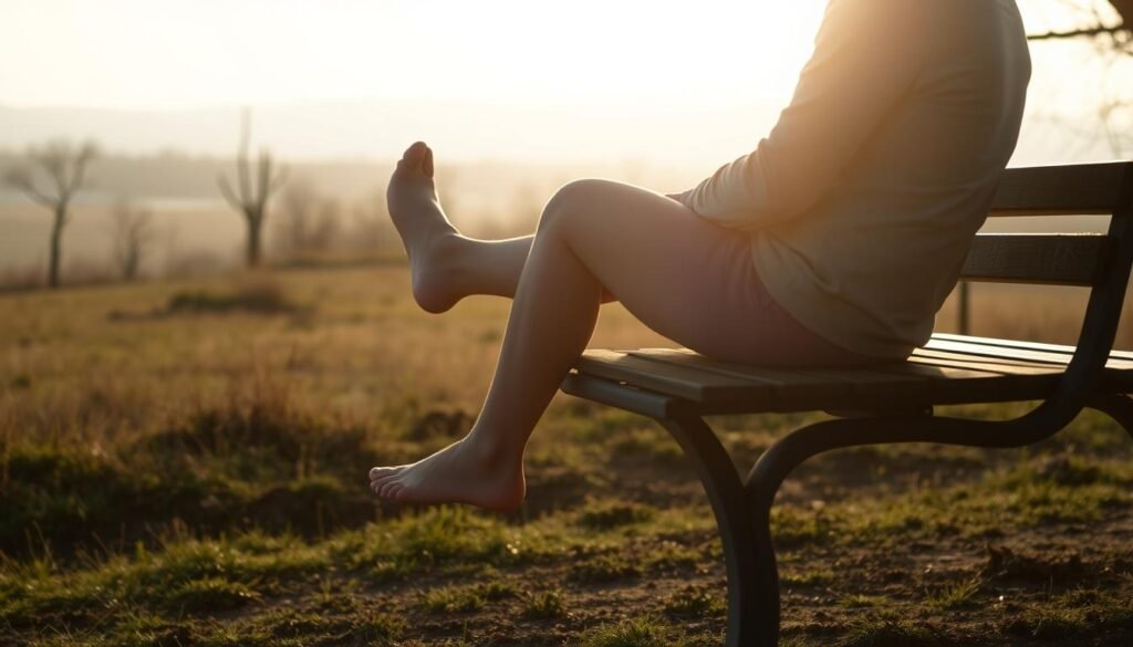 Connection between leg pain and fatigue