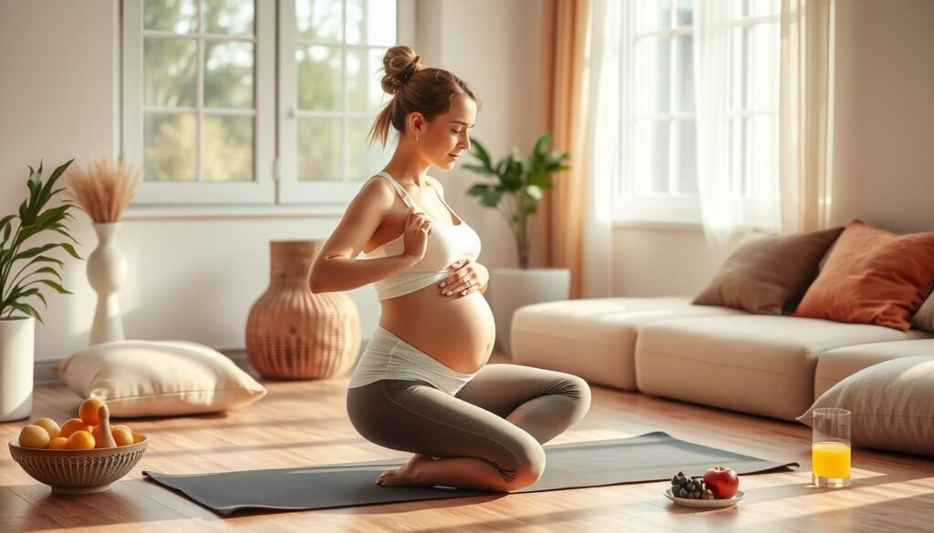 Managing fatigue with energy-boosting strategies for expecting mothers
