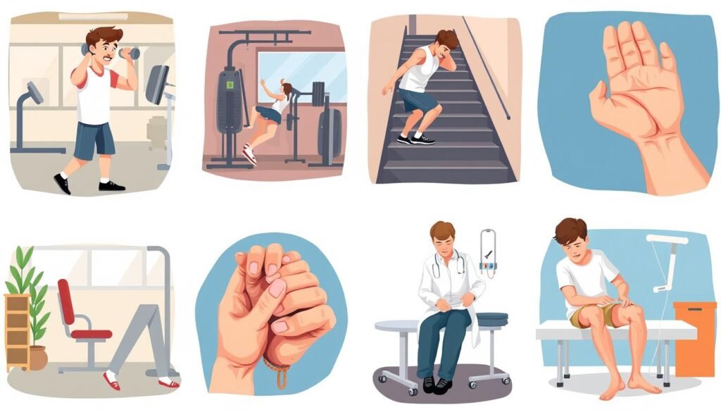 Primary types of muscle weakness