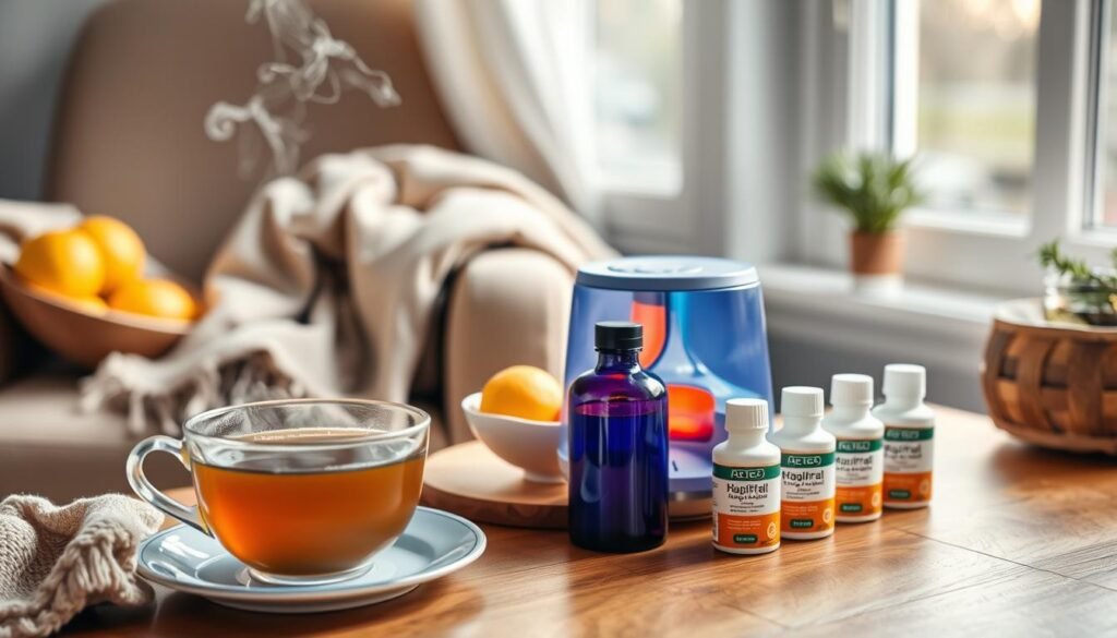 Rest, hydration, and over-the-counter remedies
