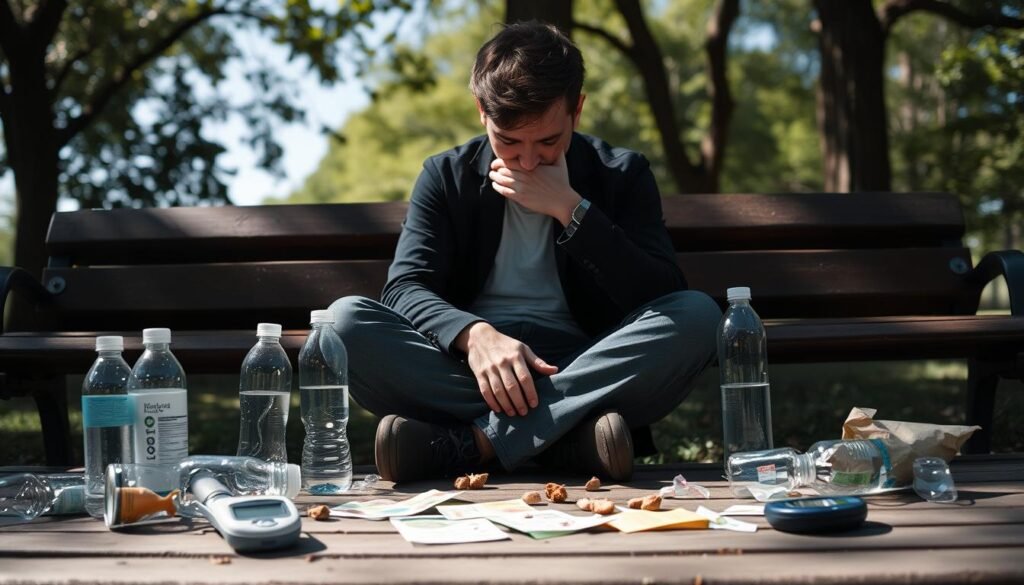 Symptoms of diabetes and fatigue