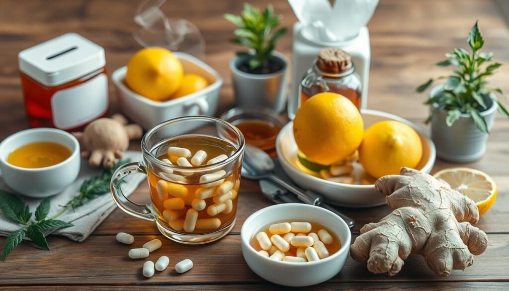 Typical causes of cough and nausea