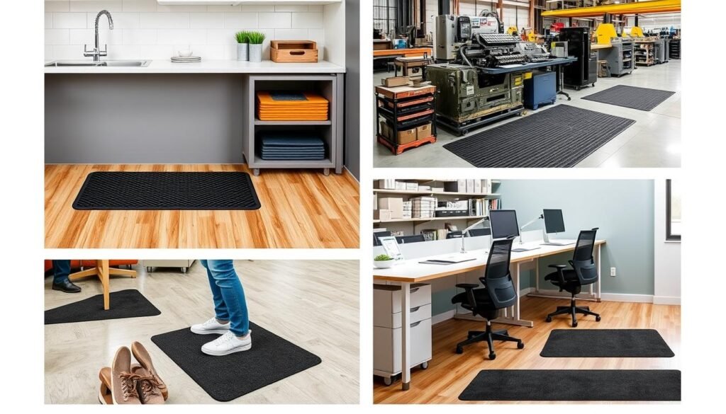 Versatility of anti-fatigue mats across different workspaces