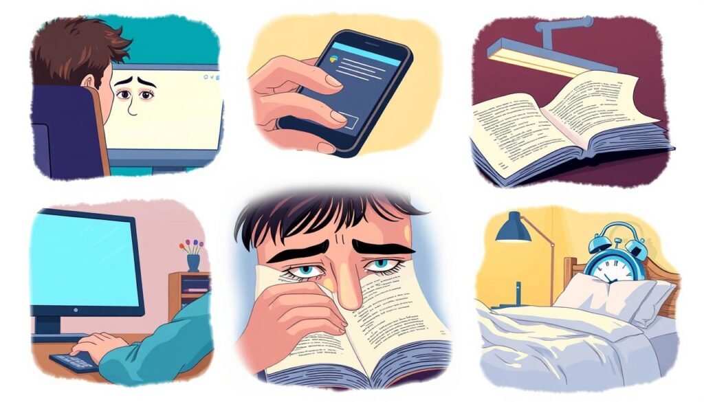 common causes of tired eyes