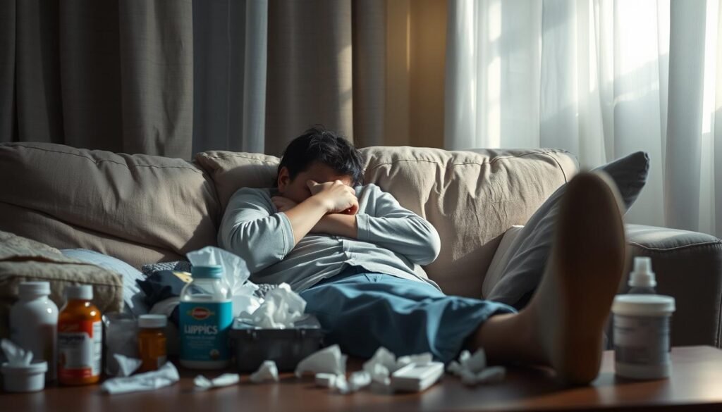 impact on energy levels during sinus infection