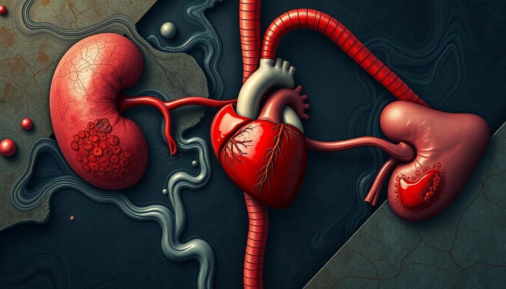 kidney issues, heart disease, liver problems, swelling