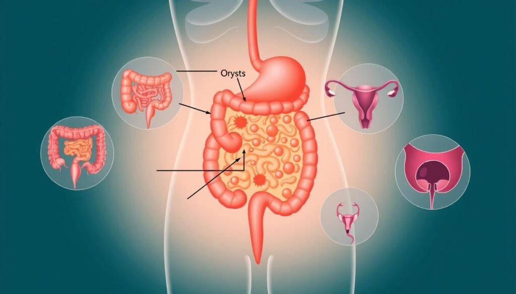 related conditions associated with abdominal pain
