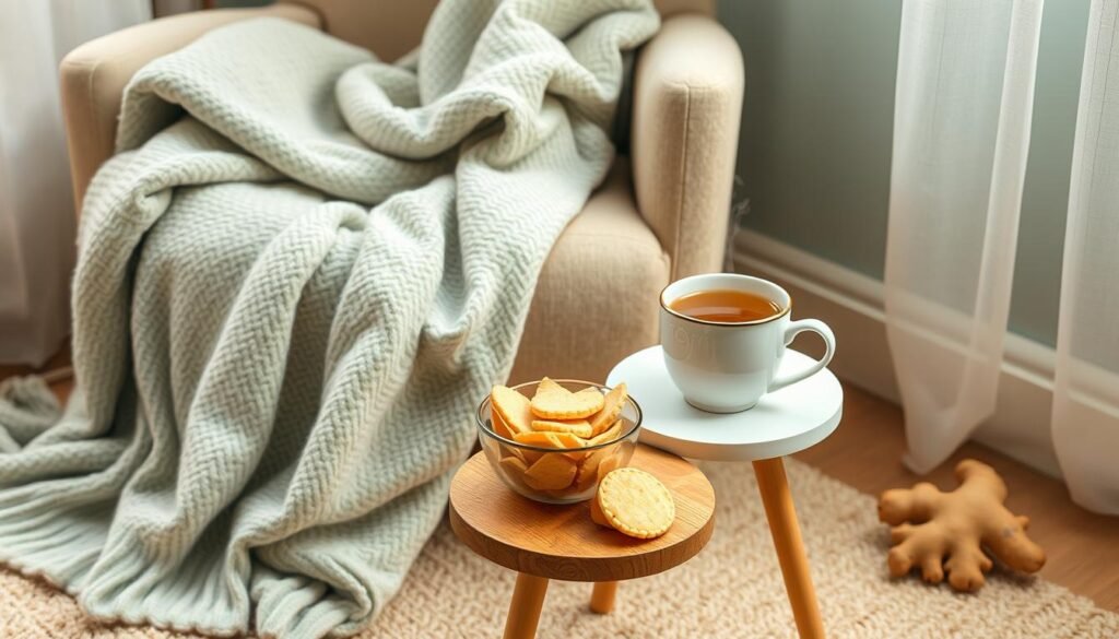 self-care for nausea and diarrhea